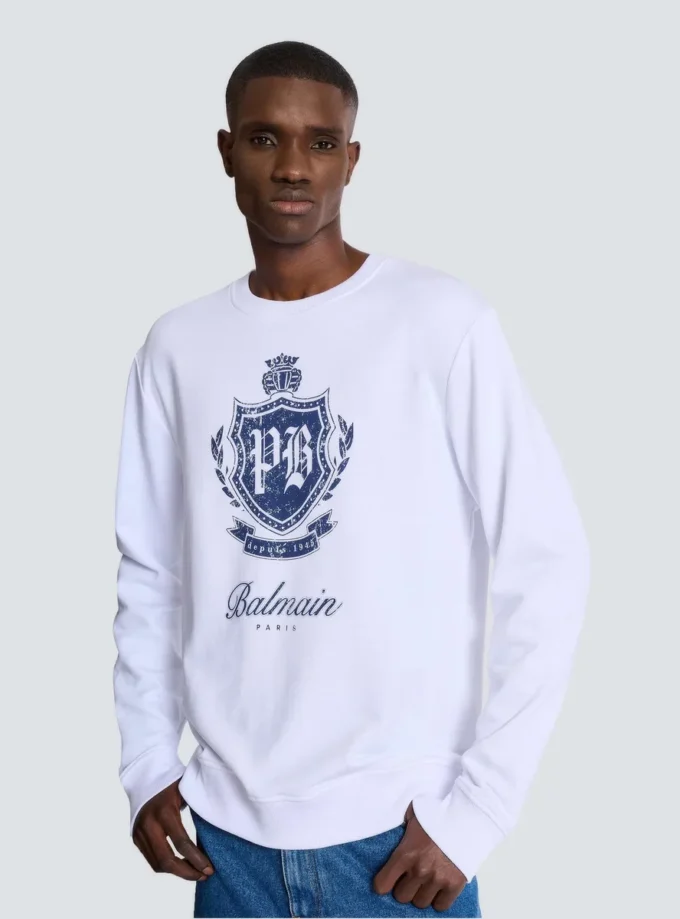 Sweatshirt mit College-Emblem Sweatshirt mit College-Emblem