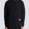 Sweatshirt mit kleinem Balmain-Stempelaufdruck Sweatshirt mit kleinem Balmain-Stempelaufdruck