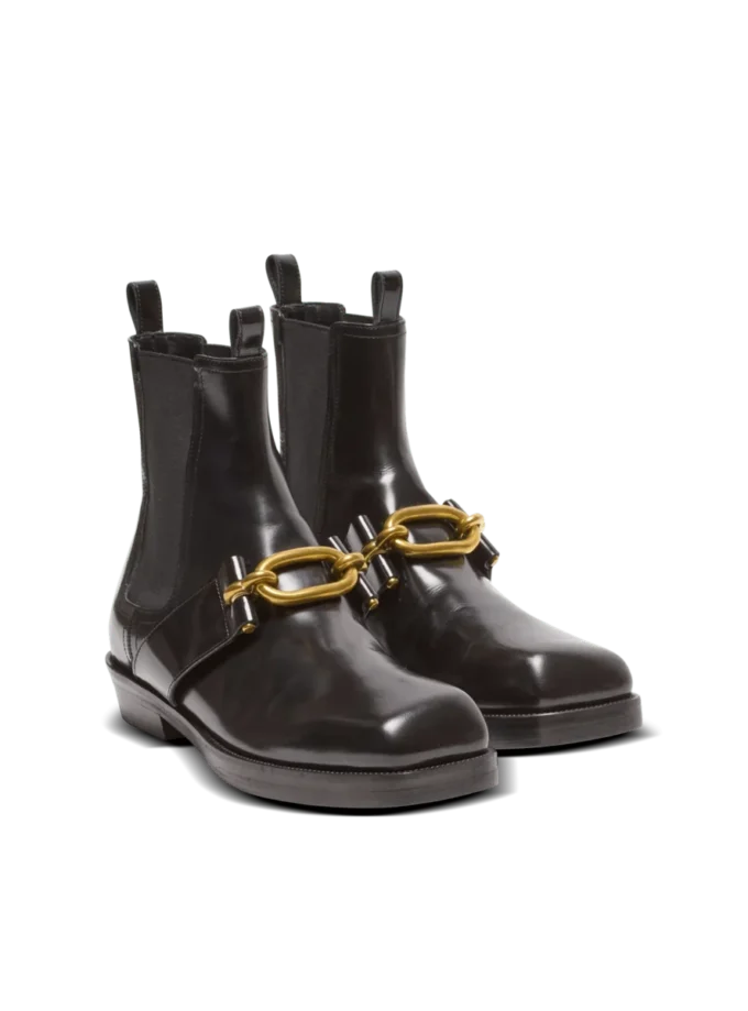 Sync Chelsea-Stiefel aus glänzendem Leder Sync Chelsea-Stiefel aus glänzendem Leder