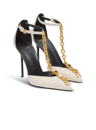 Sync Leder-Stilettos mit spitzer Zehenpartie