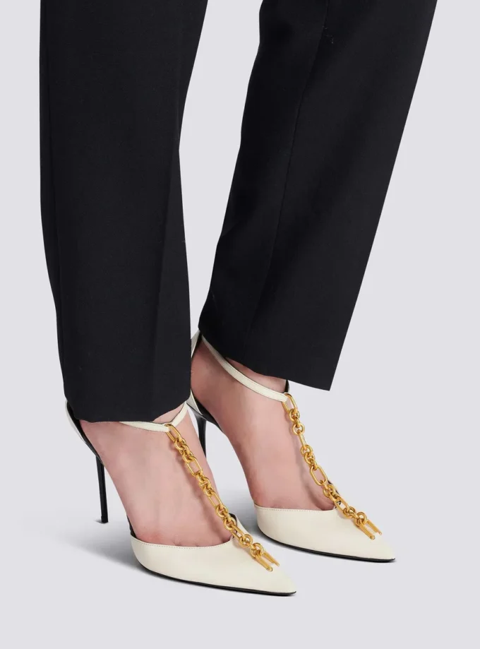Sync Leder-Stilettos mit spitzer Zehenpartie Sync Leder-Stilettos mit spitzer Zehenpartie