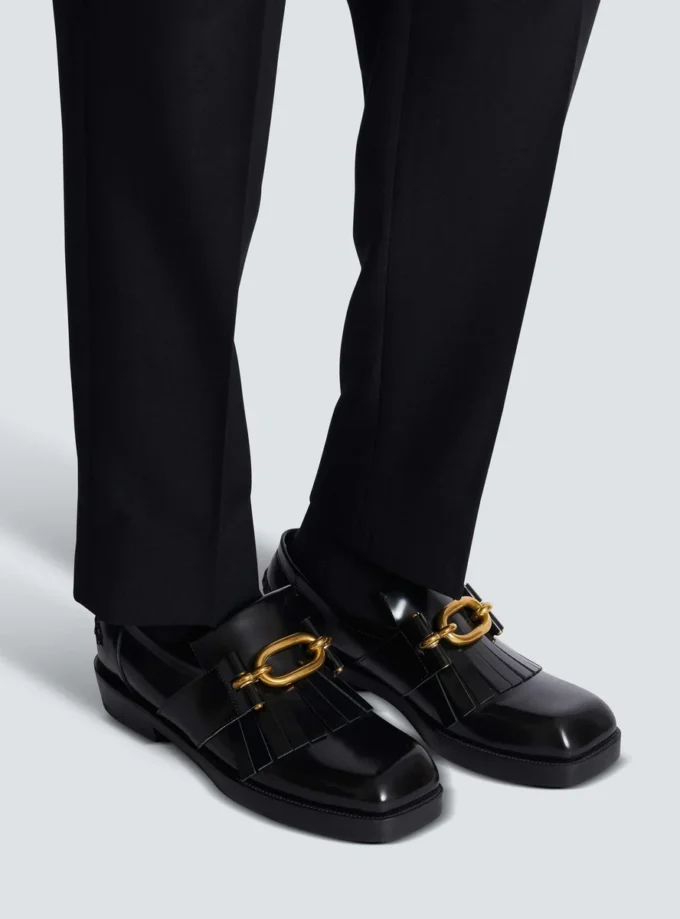 Sync Loafer aus glasiertem Leder Sync Loafer aus glasiertem Leder