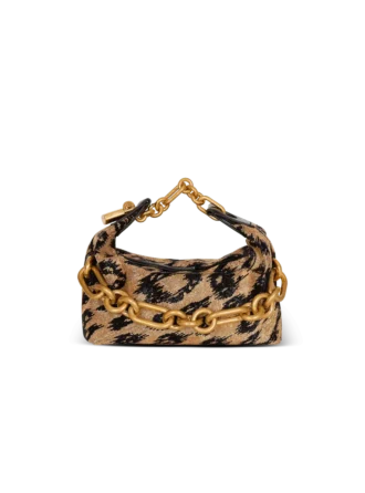 Sync Mini-Tasche mit Leopardenmuster-Stickerei