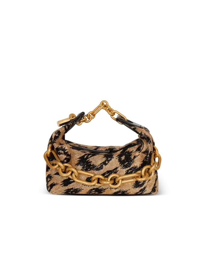 Sync Mini-Tasche mit Leopardenmuster-Stickerei Sync Mini-Tasche mit Leopardenmuster-Stickerei