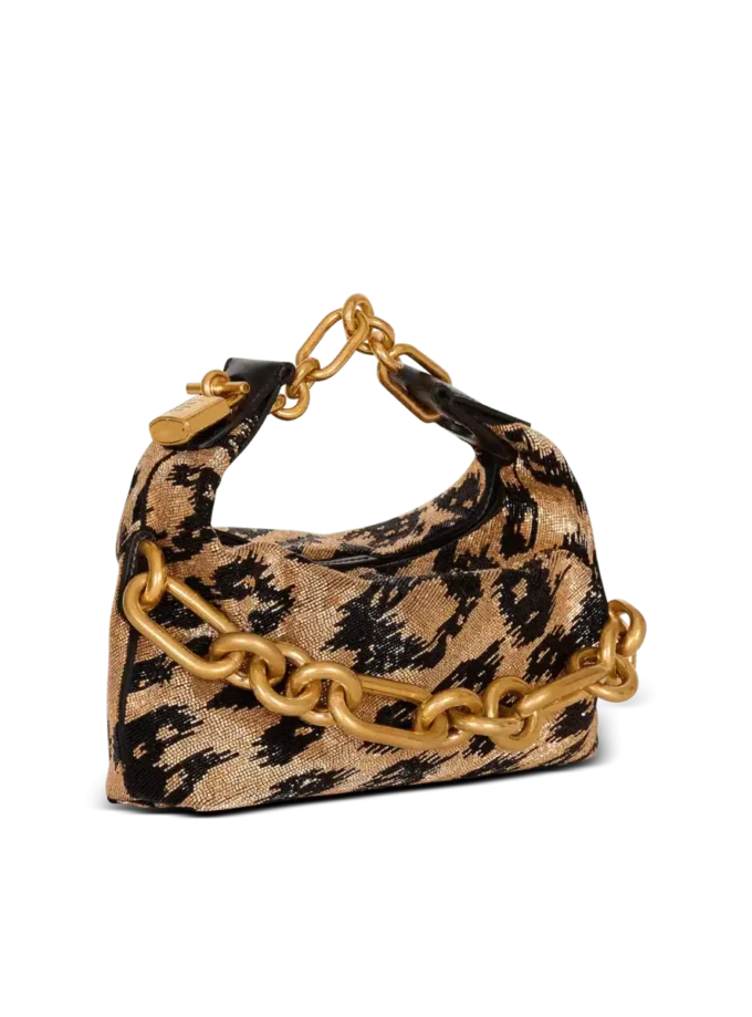 Sync Mini-Tasche mit Leopardenmuster-Stickerei Sync Mini-Tasche mit Leopardenmuster-Stickerei