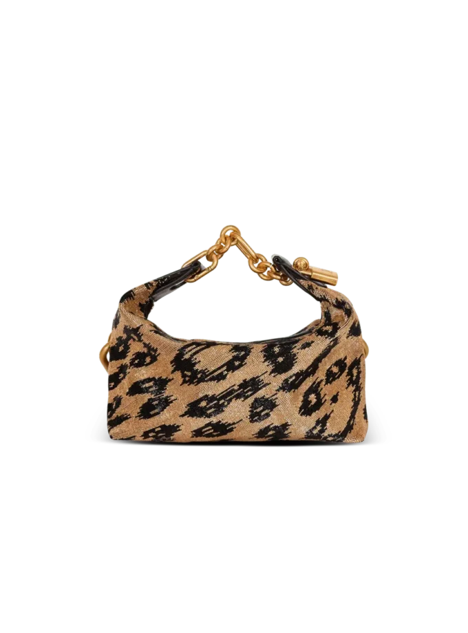 Sync Mini-Tasche mit Leopardenmuster-Stickerei Sync Mini-Tasche mit Leopardenmuster-Stickerei