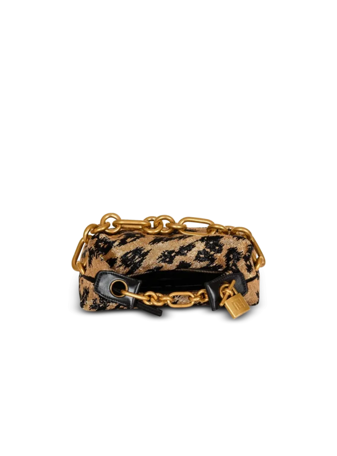 Sync Mini-Tasche mit Leopardenmuster-Stickerei Sync Mini-Tasche mit Leopardenmuster-Stickerei