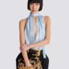Sync Mini-Tasche mit Leopardenmuster-Stickerei Sync Mini-Tasche mit Leopardenmuster-Stickerei