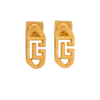 Sync PB Messing-Ohrringe