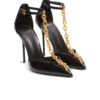 Sync-Stilettos aus Lackleder