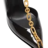Sync-Stilettos aus Lackleder