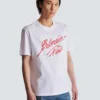 T-Shirt mit Balmain-Lippenstift-Print T-Shirt mit Balmain-Lippenstift-Print
