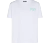T-Shirt mit Balmain Paris Brush-Print T-Shirt mit Balmain Paris Brush-Print