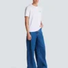 T-Shirt mit Balmain Paris Brush-Print T-Shirt mit Balmain Paris Brush-Print