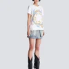 T-Shirt mit Balmain Paris Chain-Print