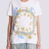 T-Shirt mit Balmain Paris Chain-Print