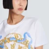 T-Shirt mit Balmain Paris Chain-Print
