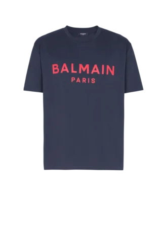 T-Shirt mit Balmain Paris-Print
