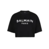 T-Shirt mit Balmain Paris-Print T-Shirt mit Balmain Paris-Print