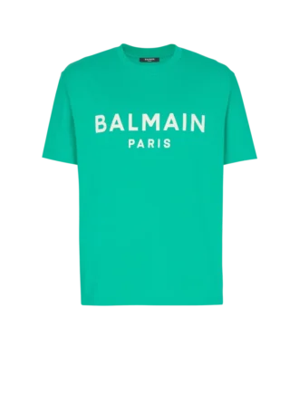 T-Shirt mit Balmain Paris-Print