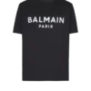T-Shirt mit Balmain Paris-Print T-Shirt mit Balmain Paris-Print