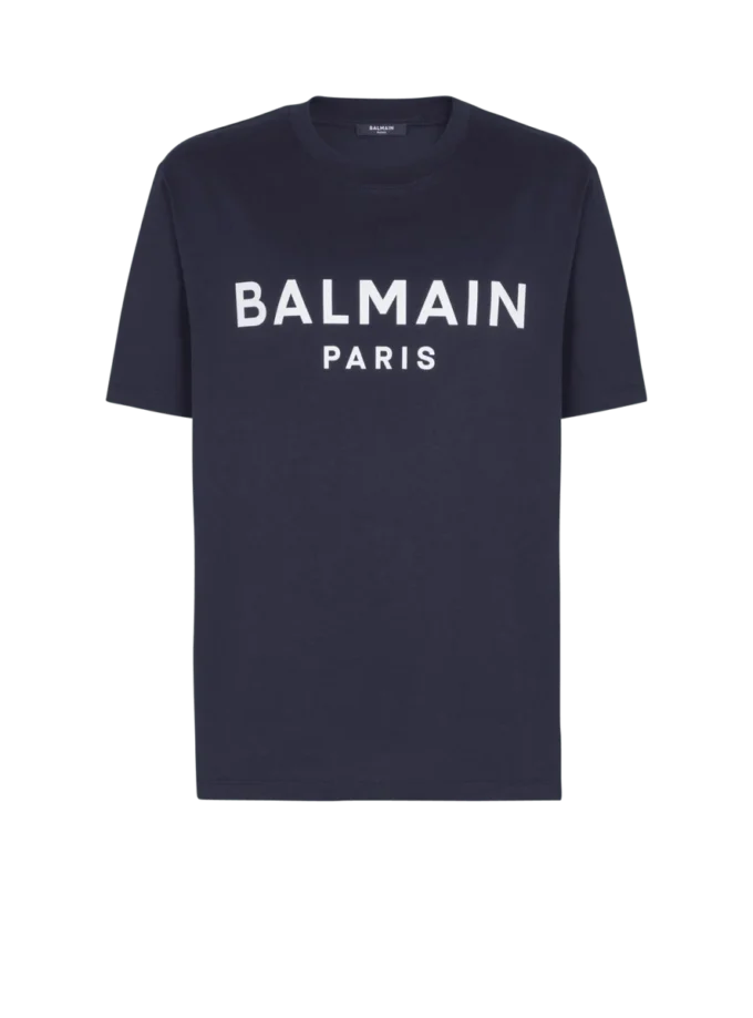 T-Shirt mit Balmain Paris-Print T-Shirt mit Balmain Paris-Print