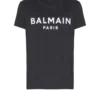 T-Shirt mit Balmain Paris-Print T-Shirt mit Balmain Paris-Print