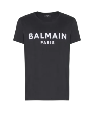 T-Shirt mit Balmain Paris-Print