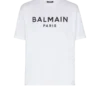 T-Shirt mit Balmain Paris-Print T-Shirt mit Balmain Paris-Print