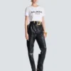 T-Shirt mit Balmain Paris-Print