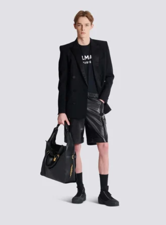 T-Shirt mit Balmain Paris-Print