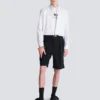 T-Shirt mit Balmain Paris-Print T-Shirt mit Balmain Paris-Print