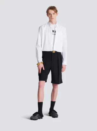 T-Shirt mit Balmain Paris-Print