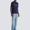 T-Shirt mit Balmain Paris-Print T-Shirt mit Balmain Paris-Print