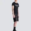 T-Shirt mit Balmain Paris-Print T-Shirt mit Balmain Paris-Print