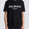 T-Shirt mit Balmain Paris-Print T-Shirt mit Balmain Paris-Print