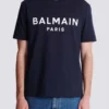 T-Shirt mit Balmain Paris-Print T-Shirt mit Balmain Paris-Print
