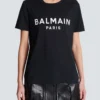 T-Shirt mit Balmain Paris-Print