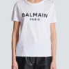 T-Shirt mit Balmain Paris-Print