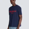T-Shirt mit Balmain Paris-Print T-Shirt mit Balmain Paris-Print