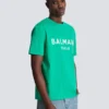 T-Shirt mit Balmain Paris-Print T-Shirt mit Balmain Paris-Print