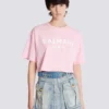 T-Shirt mit Balmain Paris-Print