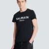 T-Shirt mit Balmain Paris-Print T-Shirt mit Balmain Paris-Print