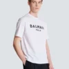 T-Shirt mit Balmain Paris-Print T-Shirt mit Balmain Paris-Print