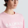 T-Shirt mit Balmain Paris-Print