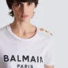 T-Shirt mit Balmain Paris-Print