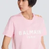 T-Shirt mit Balmain Paris-Print