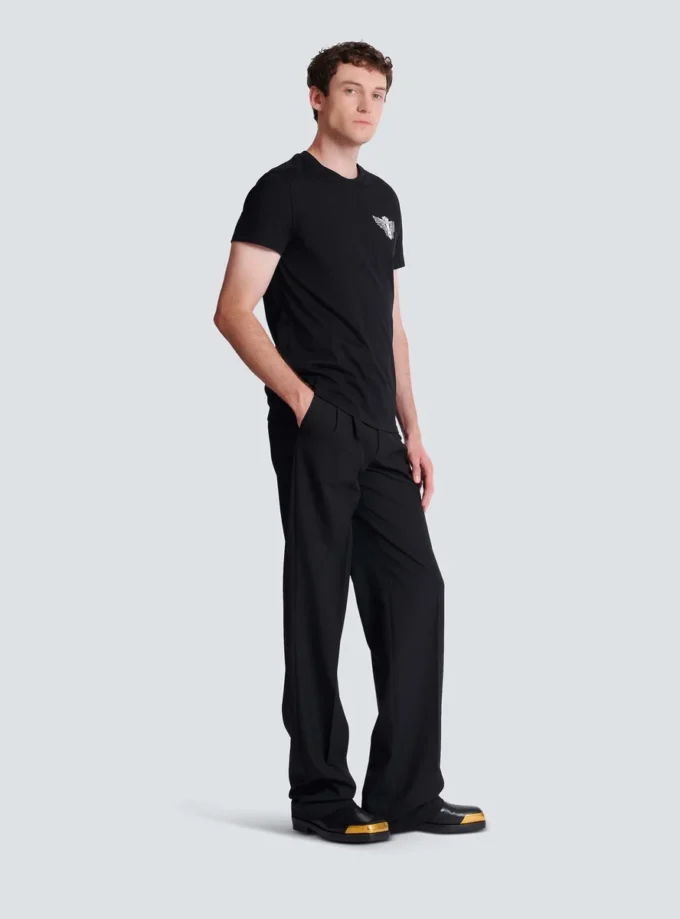 T-Shirt mit Balmain Wings-Print T-Shirt mit Balmain Wings-Print