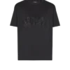 T-Shirt mit gesticktem Kristall-Sprühnebel-Effekt T-Shirt mit gesticktem Kristall-Sprühnebel-Effekt