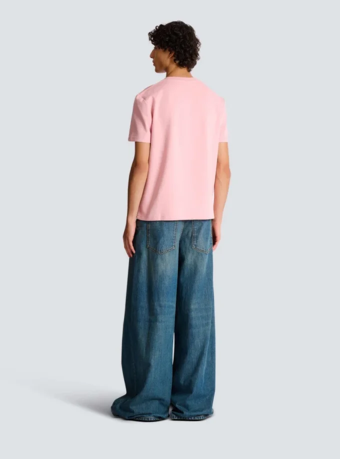 T-Shirt mit gesticktem Logo